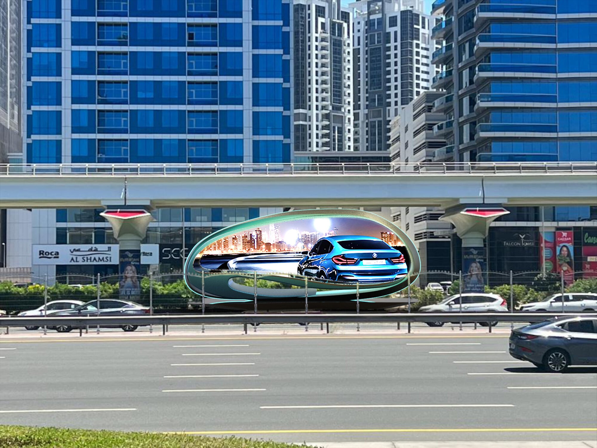 The Oval — day render
