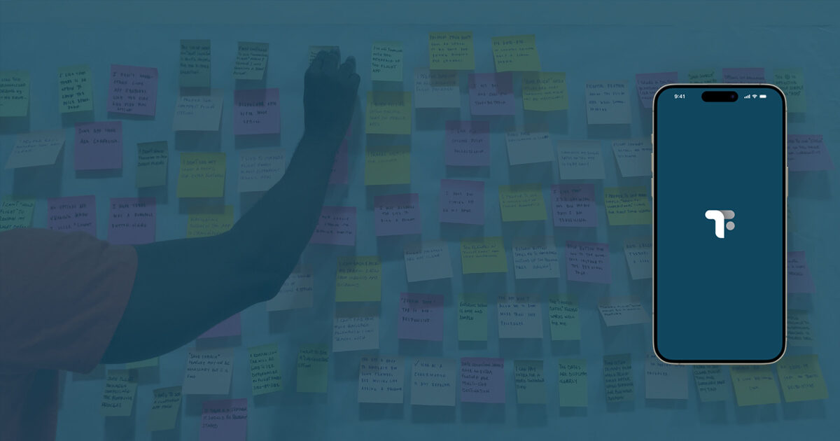 Teefare App UX Affinity Mapping and User Flows
